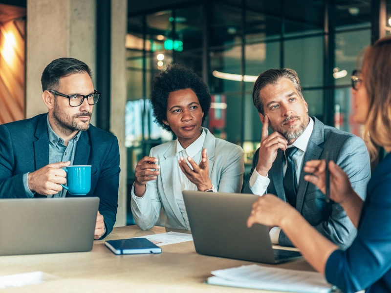 Business persons on meeting in the office